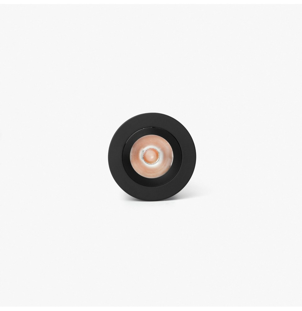 FARO - Downlight empotrable UNO 8W 11° 2700K CRI90 negro / negro