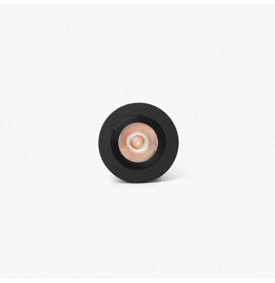 FARO - Downlight empotrable UNO 8W 11° 2700K CRI90 negro / negro