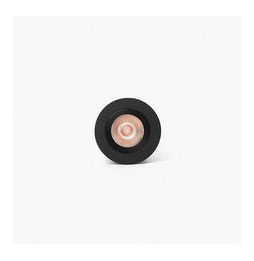 FARO - Downlight empotrable UNO 8W 11° 3000K CRI90 negro / negro