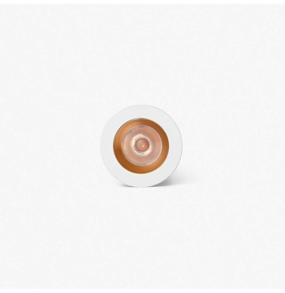 FARO - Downlight empotrable UNO 8W 24° 2700K CRI90 blanco / oro