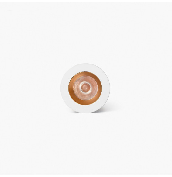 FARO - Downlight empotrable UNO 8W 11° 3000K CRI90 blanco / oro
