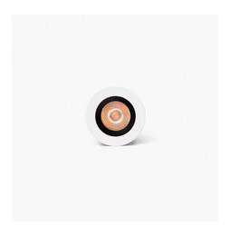 FARO - Downlight empotrable UNO 8W 24° 3000K CRI90 DALI blanco / negro
