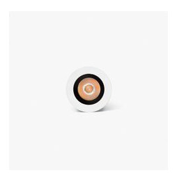 FARO - Downlight empotrable UNO 8W 24° 2700K CRI90 blanco / negro