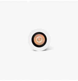 FARO - Downlight empotrable UNO 8W 11° 2700K CRI90 DALI blanco / negro