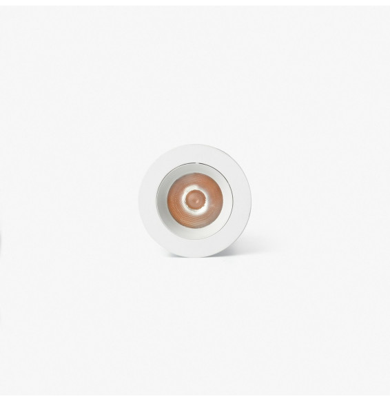 FARO - Downlight empotrable UNO 8W 11° 2700K CRI90 DALI blanco / blanco