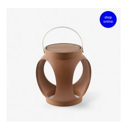 FARO - Candela portátil recargable LED 3W 3000K terracota