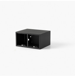 FARO - Caja superficie PODIUM 2L negro