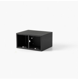 FARO - Caja superficie PODIUM 2L negro