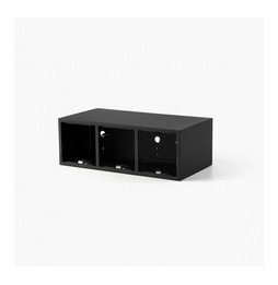 FARO - Caja superficie PODIUM 3L negro