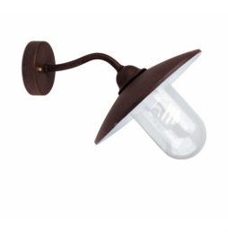 FARO - Aplique WALLY-2 MINI SP E27 13W marrón óxido