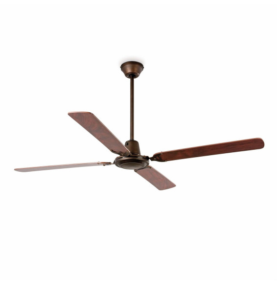 FARO - Ventilador MALVINAS 4 palas diámetro 1400 marrón