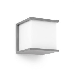 FARO - Aplique KUBICK E27 60W PVC gris