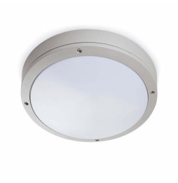FARO - Luminaria empotrar exterior YEN 2xE27 60W gris clAro