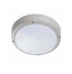 FARO - Luminaria empotrar exterior YEN 2xE27 60W gris clAro