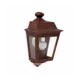 FARO - Aplique MEDIO ARGOT 1xE27 100W marrón óxido