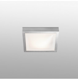 FARO - Plafón TOLA-1 E27 20W 270x270 aluminio gris