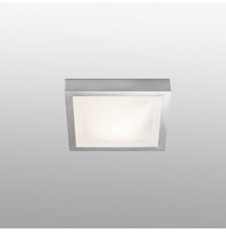 FARO - Plafón TOLA-1 E27 20W 270x270 aluminio gris