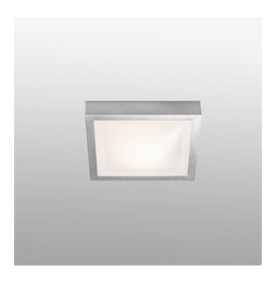 FARO - Plafón TOLA-1 E27 20W 270x270 aluminio gris