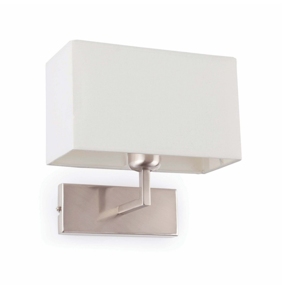 FARO - Aplique RODA 1xE27 metálico texturizado níquel mate