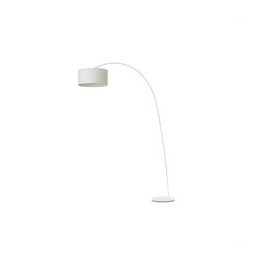 FARO - Luminaria pie salón PAPUA E27 2000mm metal blanco