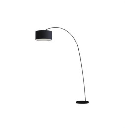 FARO - Luminaria pie salón PAPUA E27 2000mm metal negro