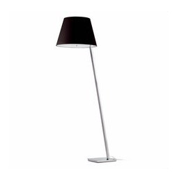 FARO - Luminaria pie salón MOMA E27 metal téxtil negro
