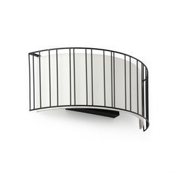 FARO - Aplique LINDA 2xE27 15W acero negro