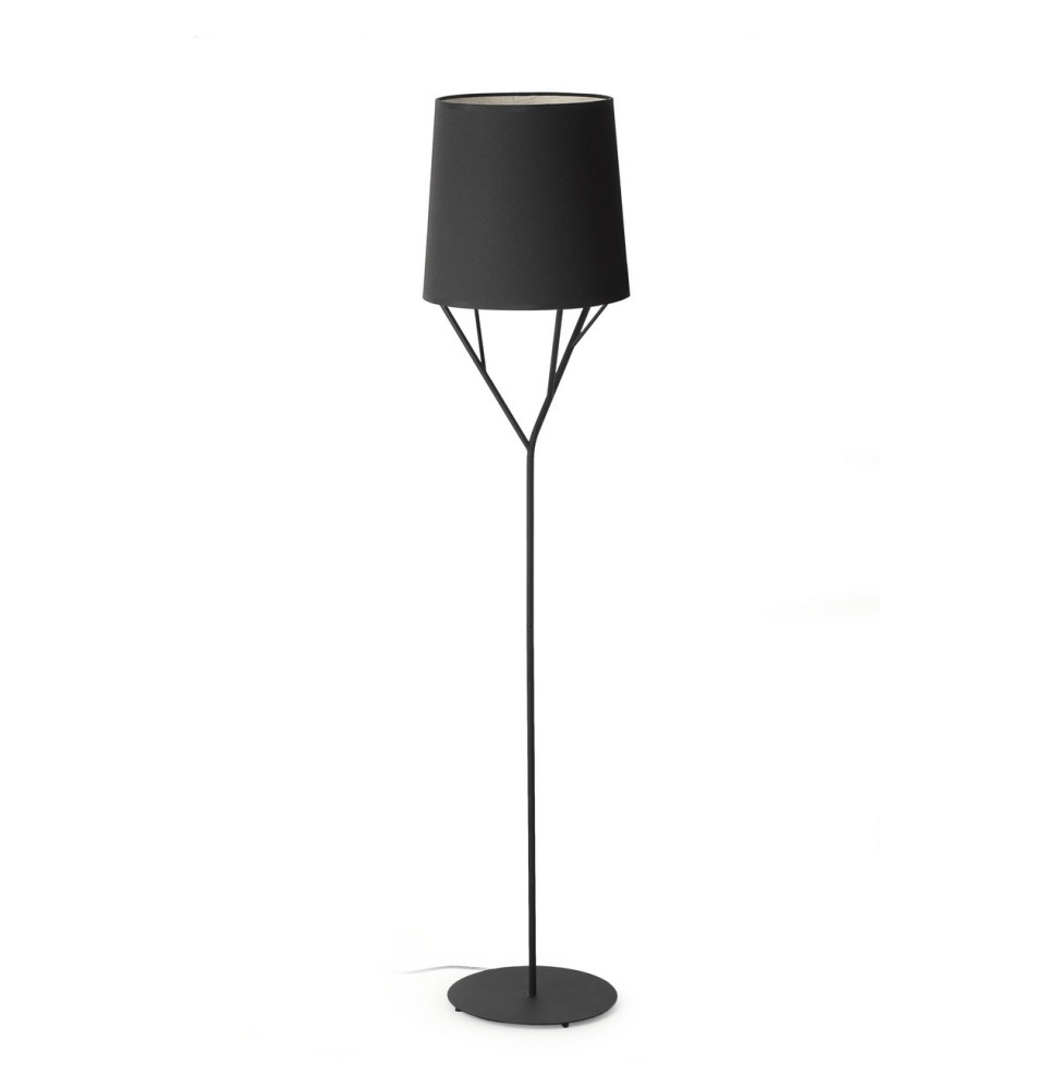FARO - Luminaria pie salón TREE 1xE27 negro