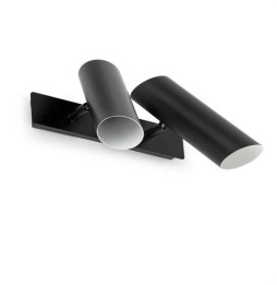 FARO - Aplique LINK 2xG10 acero negro