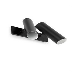 FARO - Aplique LINK 2xG10 acero negro