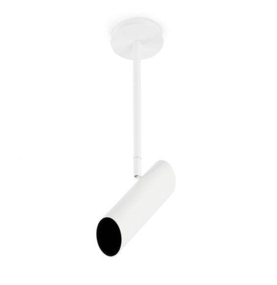 FARO - Luminaria colgante LINK 1xG10 acero blanco