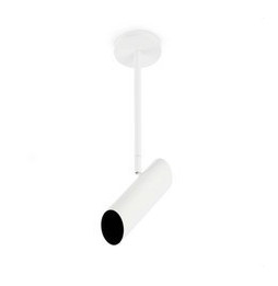 FARO - Luminaria colgante LINK 1xG10 acero blanco