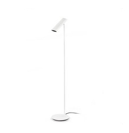 FARO - Luminaria pie salón LINK 1xG10 acero blanco
