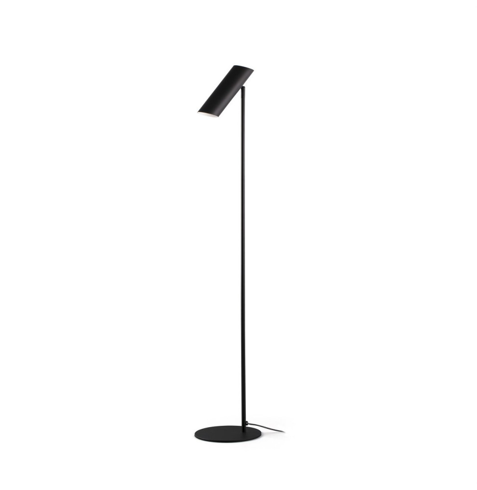FARO - Luminaria pie salón LINK 1xG10 acero negro
