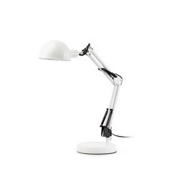 FARO - Luminaria sobremesa BAOBAB 1xE14 11W blanco