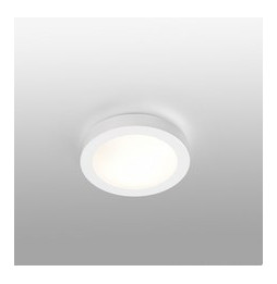 FARO - Plafón LOGOS-1 E27 20W diámetro 270 aluminio blanco