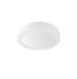 FARO - Plafón LOGOS-2 E27 20W diámetro 350 aluminio blanco