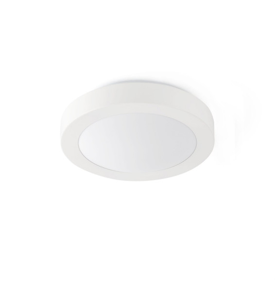 FARO - Plafón LOGOS-2 E27 20W diámetro 350 aluminio blanco