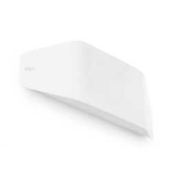 FARO - Aplique+Bañador pared 1xE27 20W blanco mate