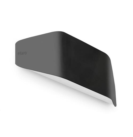 FARO - Aplique+Bañador pared 1xE27 20W gris oscuro