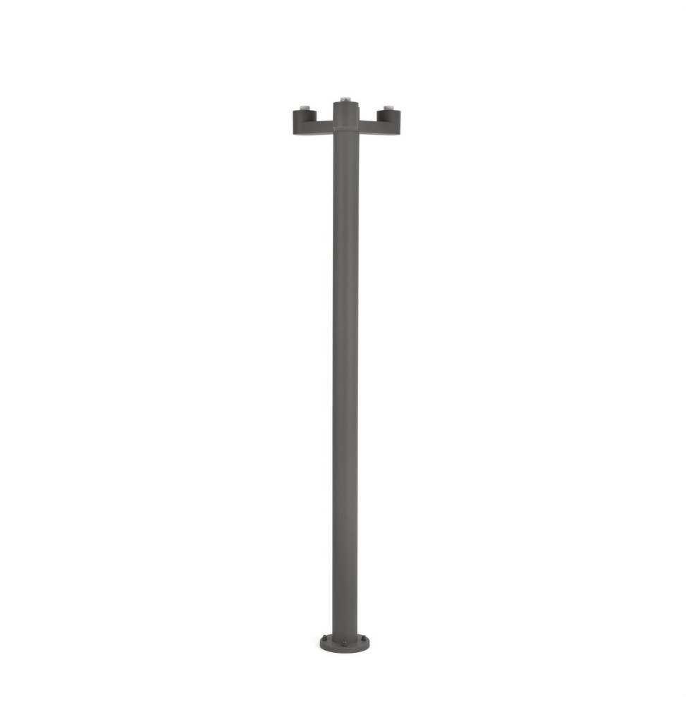 FARO - Estructura farola 3 lámpara para MUFFIN BLUBS gris oscuro