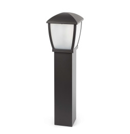 FARO - Baliza WILMA 1xE27 100W aluminio gris oscuro