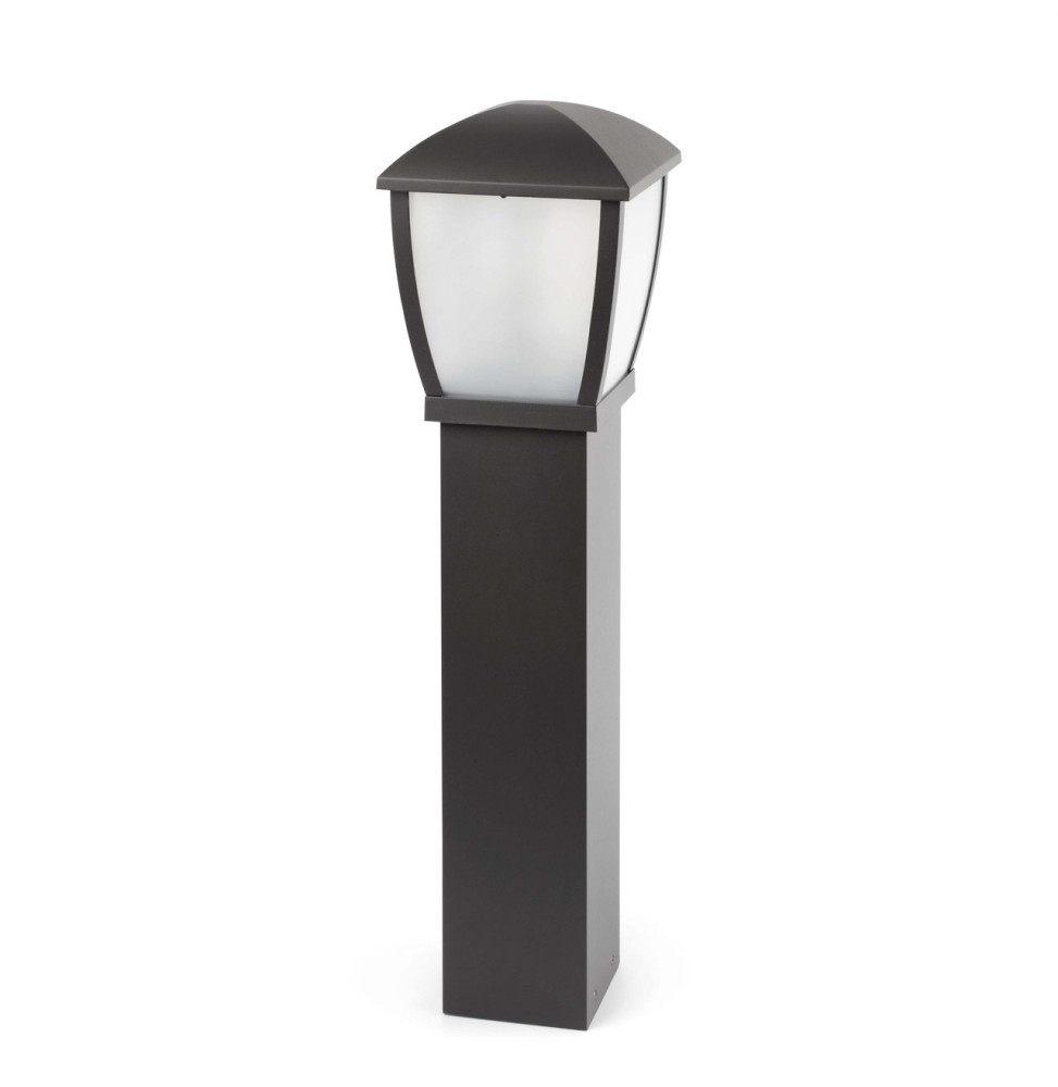 FARO - Baliza WILMA 1xE27 100W aluminio gris oscuro