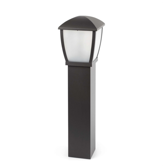 FARO - Baliza WILMA 1xE27 100W aluminio gris oscuro