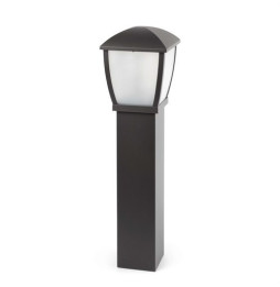 FARO - Baliza WILMA 1xE27 100W aluminio gris oscuro