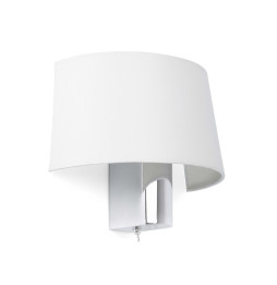 FARO - Aplique HOTEL E27 60W blanco