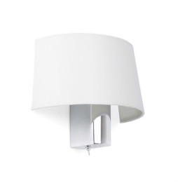 FARO - Aplique HOTEL E27 60W blanco