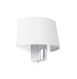 FARO - Aplique HOTEL E27 60W blanco