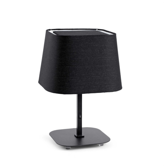 FARO - Luminaria sobremesa SWEET E27 60W negro