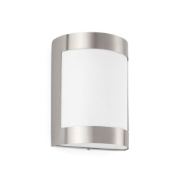 FARO - Aplique exterior CELA-1 E27 40W inoxidable